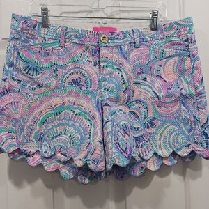 Lilly Pulitzer Happy As A Clam Buttercup Shorts 12